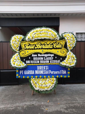 Papan Bunga Duka di Wasile Selatan